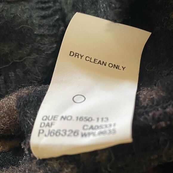 Vintage Print Woolwich Wool Blend Vest Size Small - Picture 7 of 7